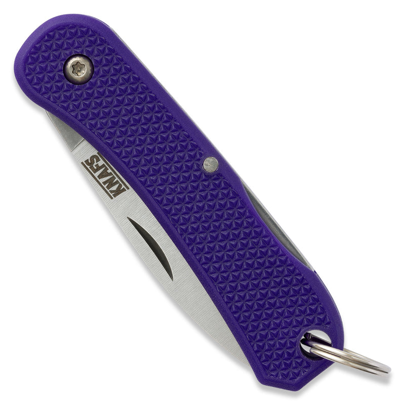 Knafs Lander 6 Mini Keychain Knife KNAFS-00427 – Purple Compact EDC Tool