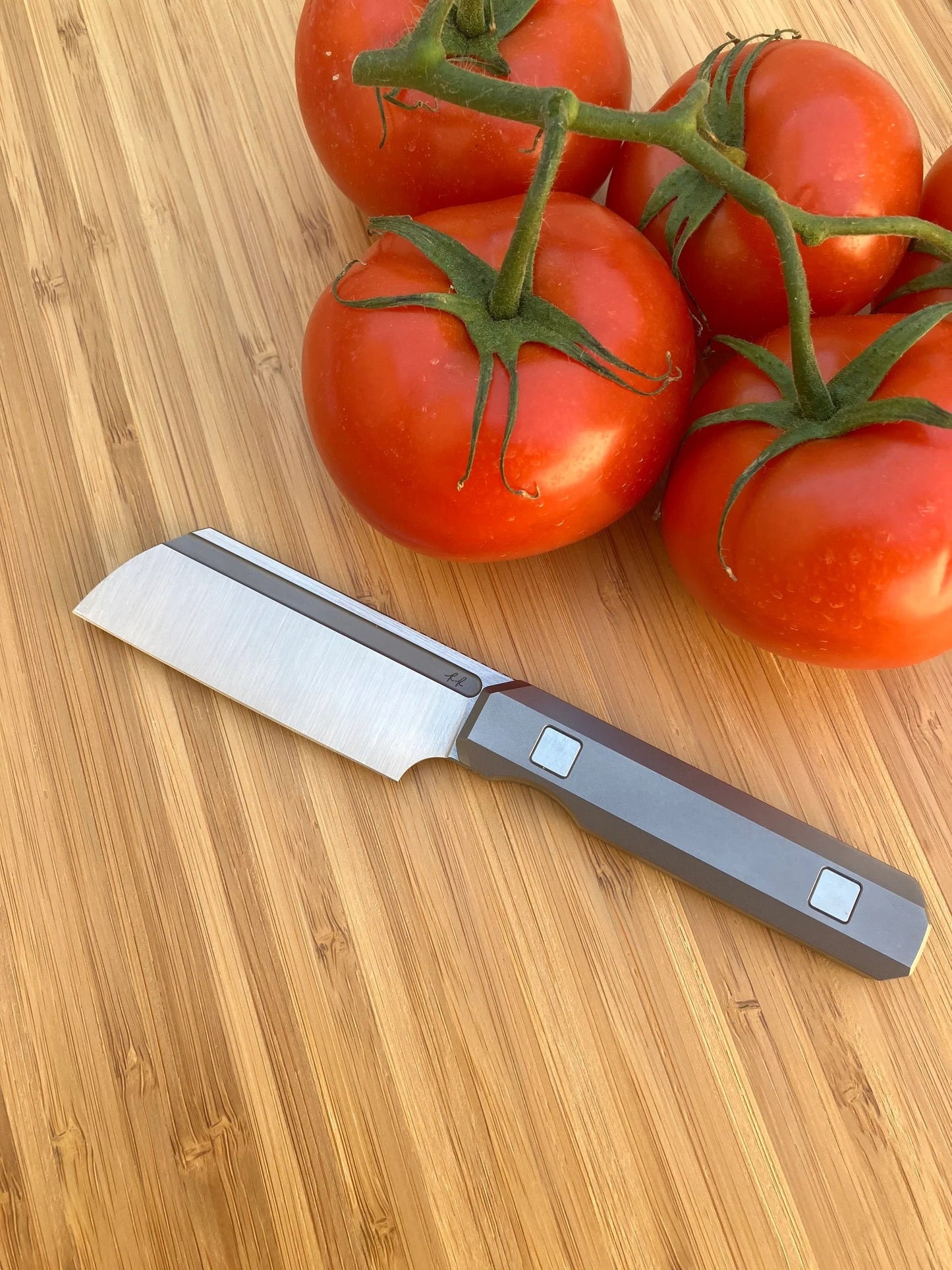 Knife Standards RR Station Fixed 'Ti' – Vanax SuperClean, Titanium Handle
