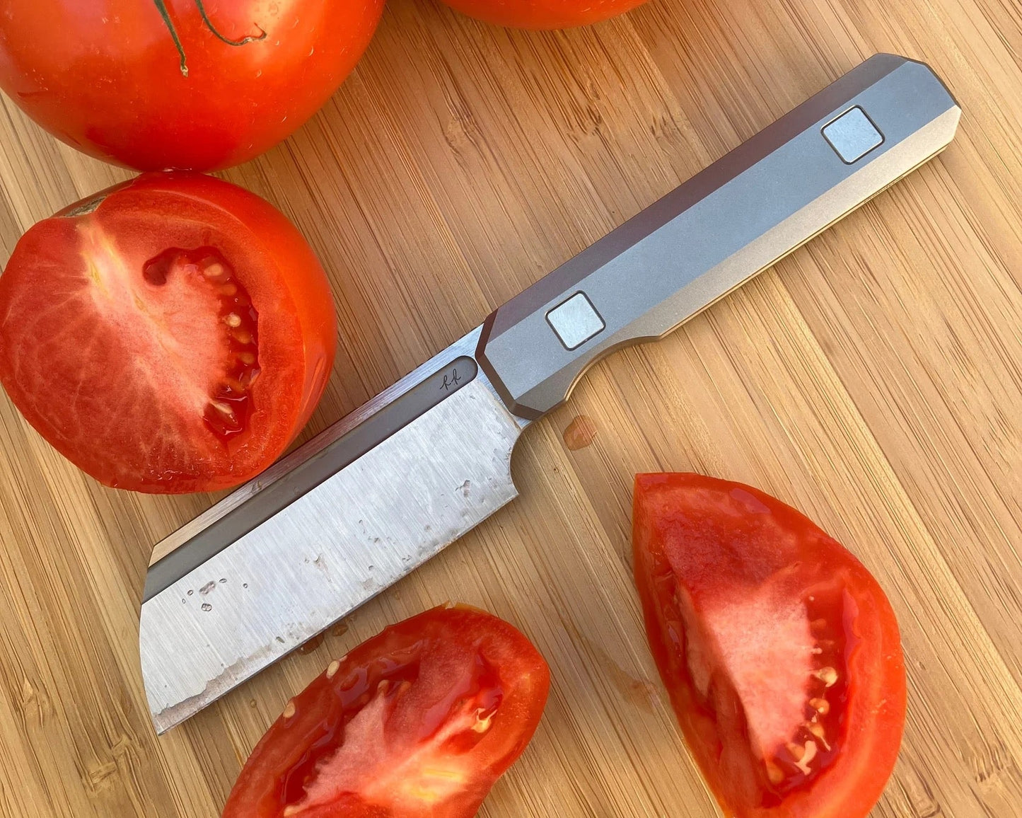 Knife Standards RR Station Fixed 'Ti' – Vanax SuperClean, Titanium Handle