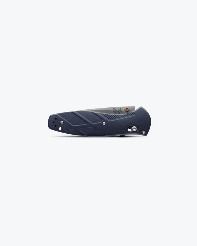 Benchmade Barrage 581-03 – 3.6″ CPM-S30V Drop Point AXIS-Assisted Folding Knife, Blue Canyon Richlite