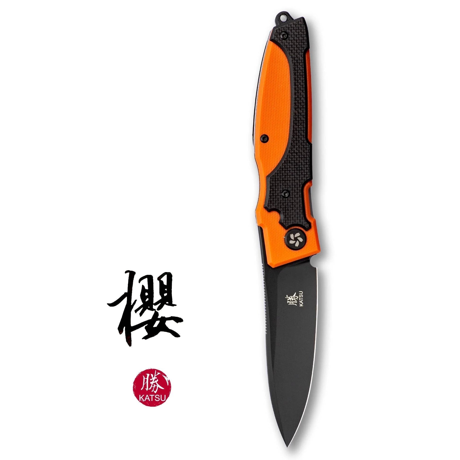 North Mountain Blade KS01 AUS-8 black titanium blade detail