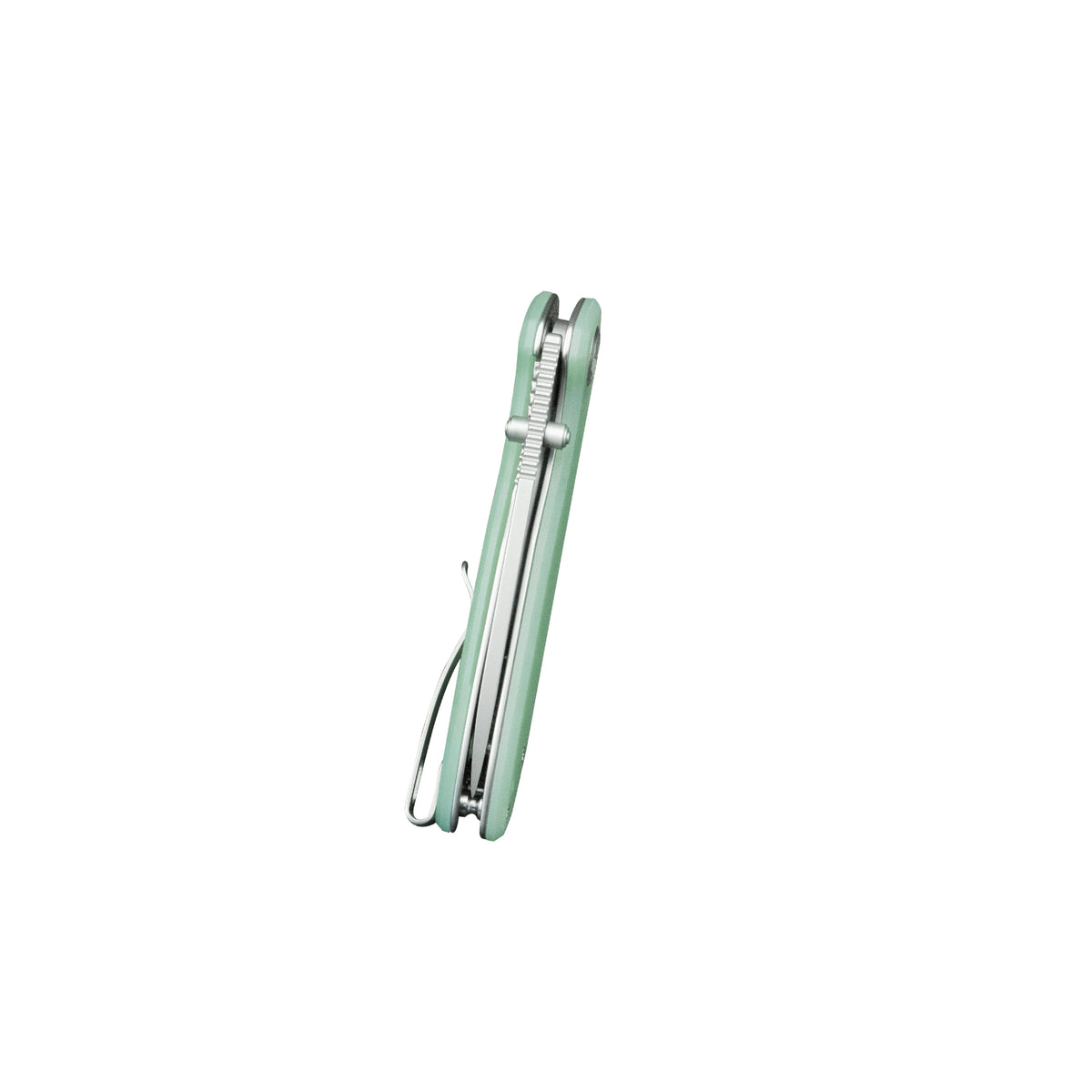 Kubey Belus KUB342F EDC Folding Knife – Jade G10, 3.39″ D2 Blade