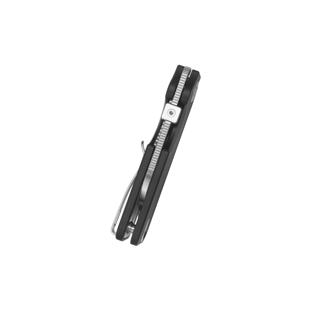 Kubey Boxer Liner Lock Flipper Folding Knife Black G10 Handle 2.48" Satin 14C28N Sheepsfoot KU407A