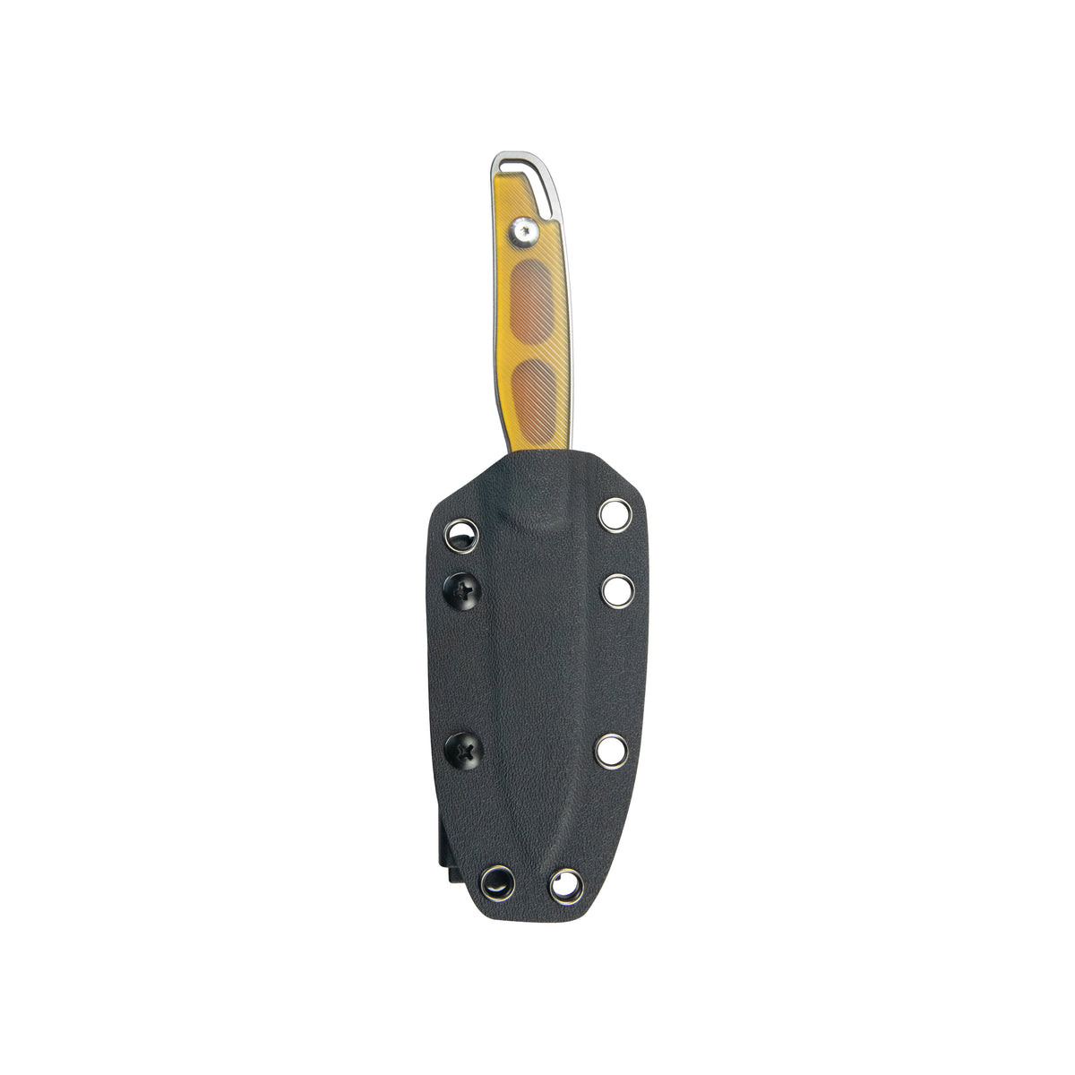 Kubey Dust Devil Fixed Blade Knife 3.23" 14C28N Spear Point Beadblast Ultem Handle KU357C