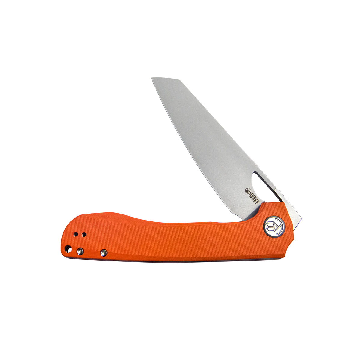 Kubey Elang KUB365A Linerlock Folding Knife – Orange G10, 3.74″ D2 Blade