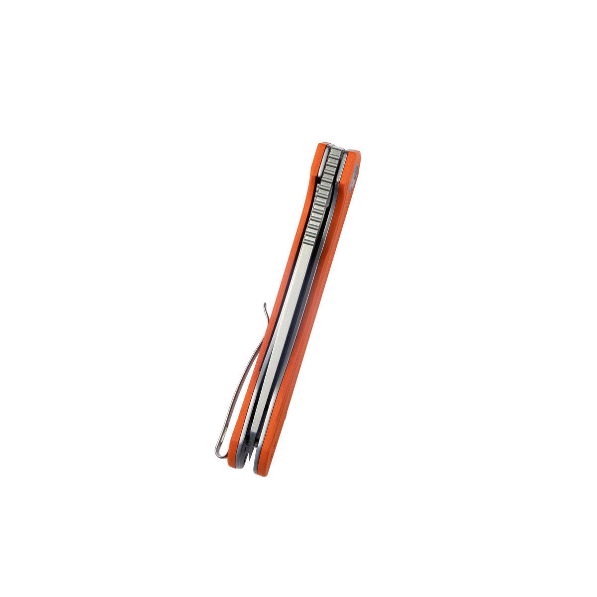 Kubey Elang KUB365A Linerlock Folding Knife – Orange G10, 3.74″ D2 Blade