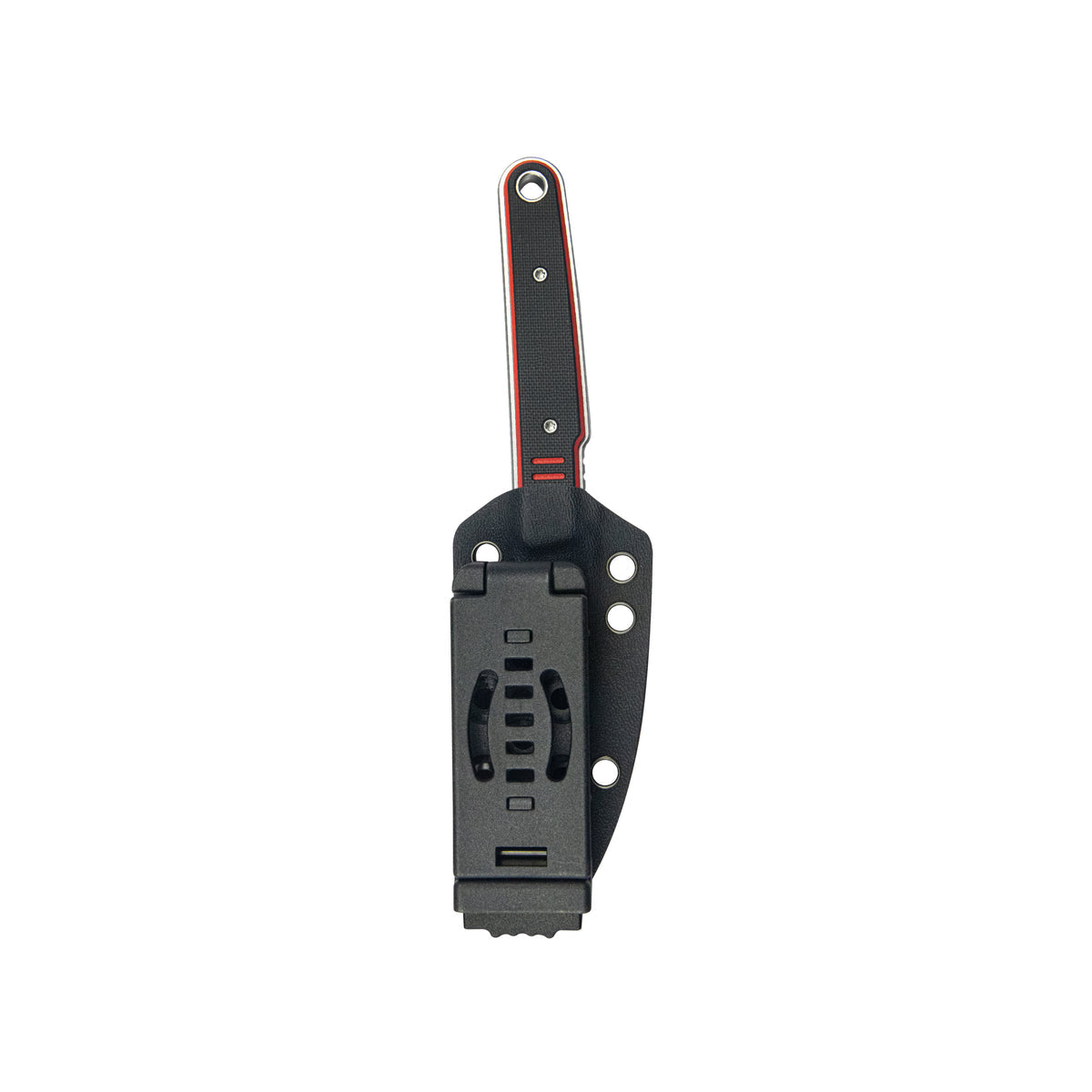 Kubey JL Kwaiken Fixie Fixed Blade Knife Red Black G10 Handle 3.11" Beadblast 14C28N KU355A