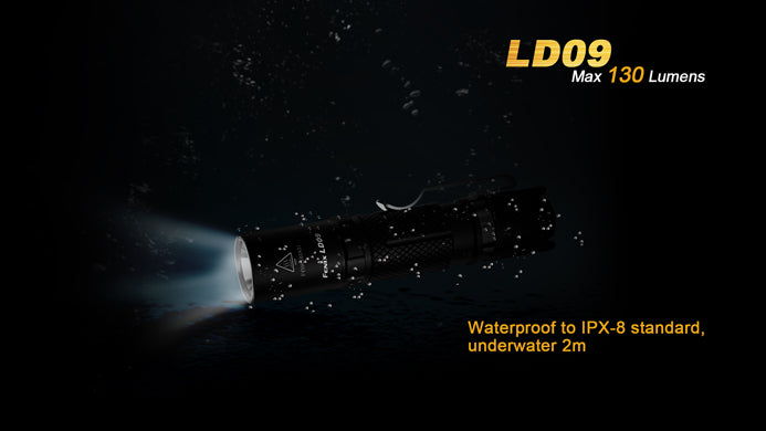 Fenix LD09 1 x AA CREE XP-E2 130 Lumen LED Flashlight