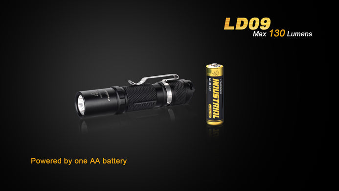 Fenix LD09 1 x AA CREE XP-E2 130 Lumen LED Flashlight