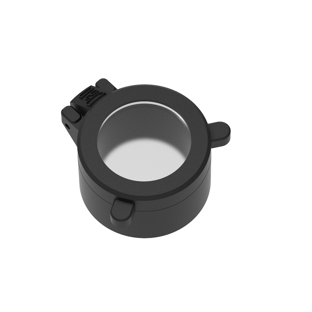 Weltool LF33 Diffusion Filter side profile view with elastic flip cover closed