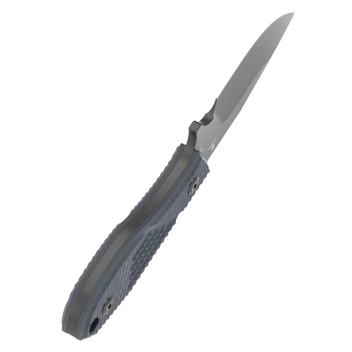 Tenable Tiny Dancer G014A3 – 3.17" Gray TiCn Coated D2 Drop Point Blade, Light Gray G10 Handle, Fixed Blade EDC Knife – Designed by JB Stout