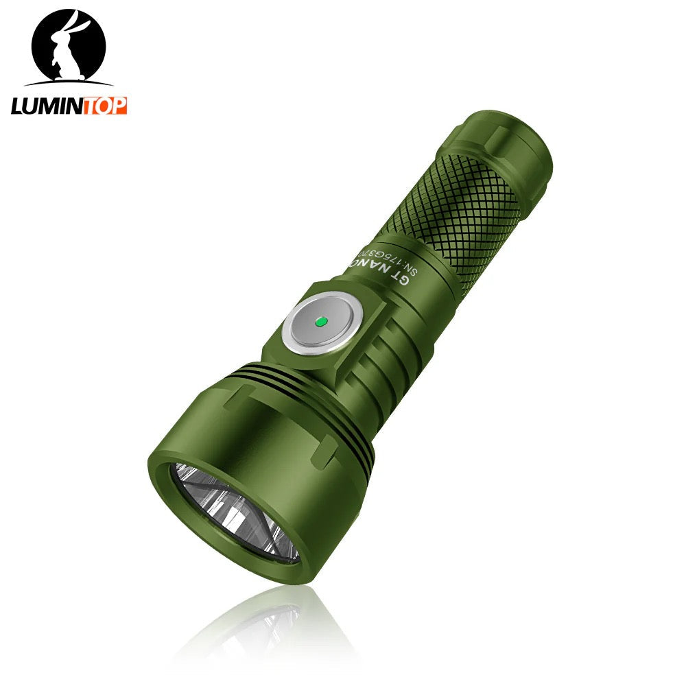 Lumintop GT Nano 3.0 Green â€“ 700 Lumen USBâ€‘C Rechargeable Keychain Flashlight