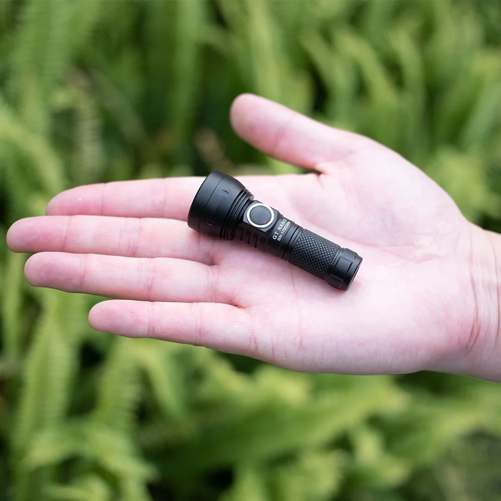 Lumintop GT Nano 3.0 IPX8 waterproof mini USB-C flashlight detail
