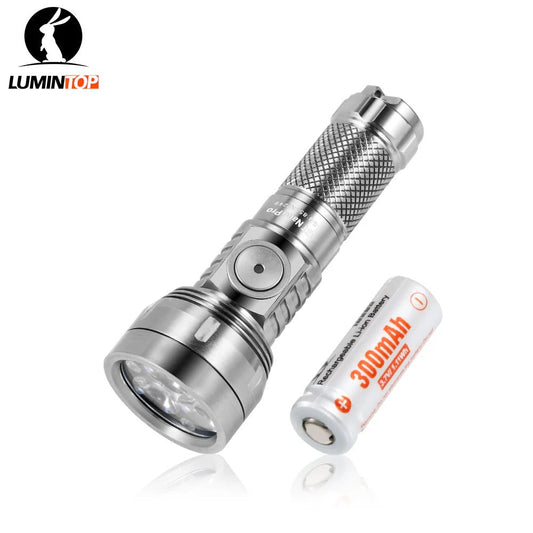 Lumintop GT Nano Pro 3.0 Titanium – 1600 Lumen USB‑C Rechargeable Keychain Flashlight