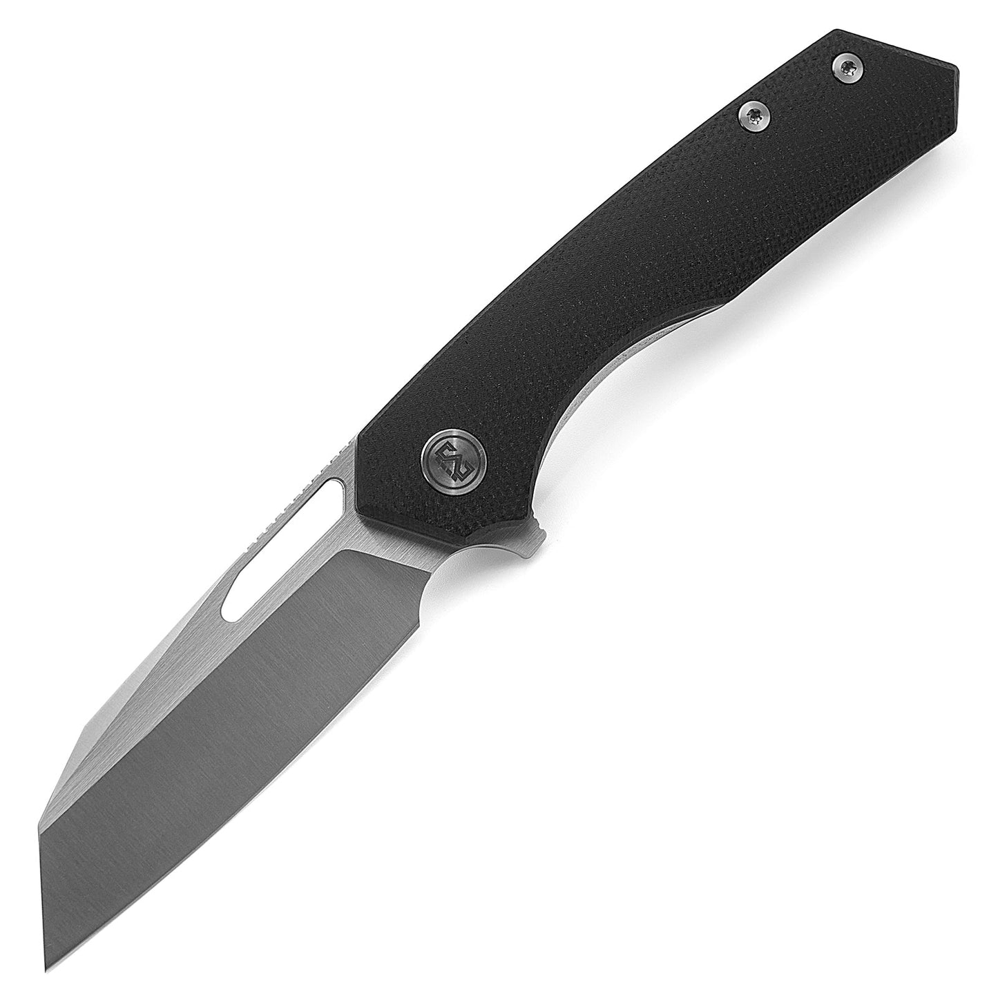 M Miguron Keryx Flipper Folding Knife Black Micarta Handle 3.25" Satin 14C28N Blade MGR-813MWBK