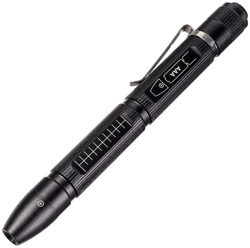Weltool M6 WEL-M6 warm 3000K LED penlight with 2xAAA, front view