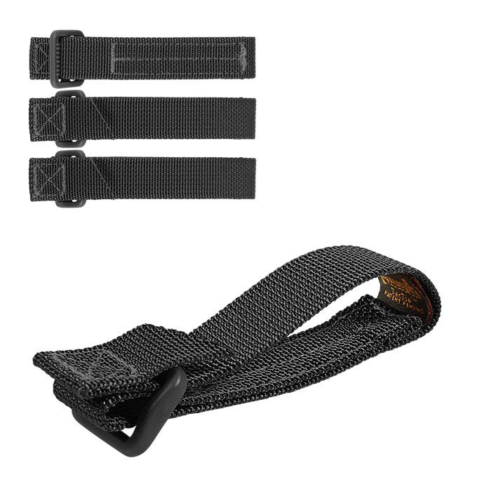 Maxpedition 3" TacTie Attachment Strap 4 Pack - Black 9903B