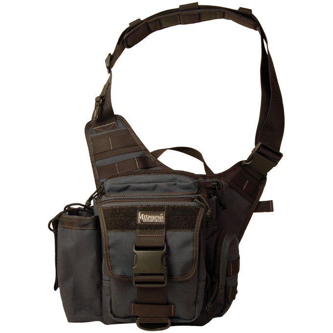 Maxpedition Jumbo Versipack Shoulder Bag - Black 0412DB