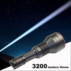 MAXTOCH L2KSD LEP Spotlight – 3200m Throw, Compact 1×21700 Battery