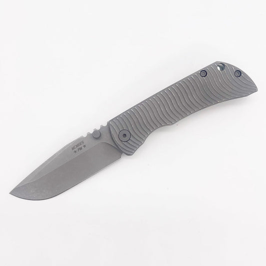 McNees Knives PM MAC-2 3" SW-A – MagnaCut Hollow Ground Titanium Frame Lock Knife