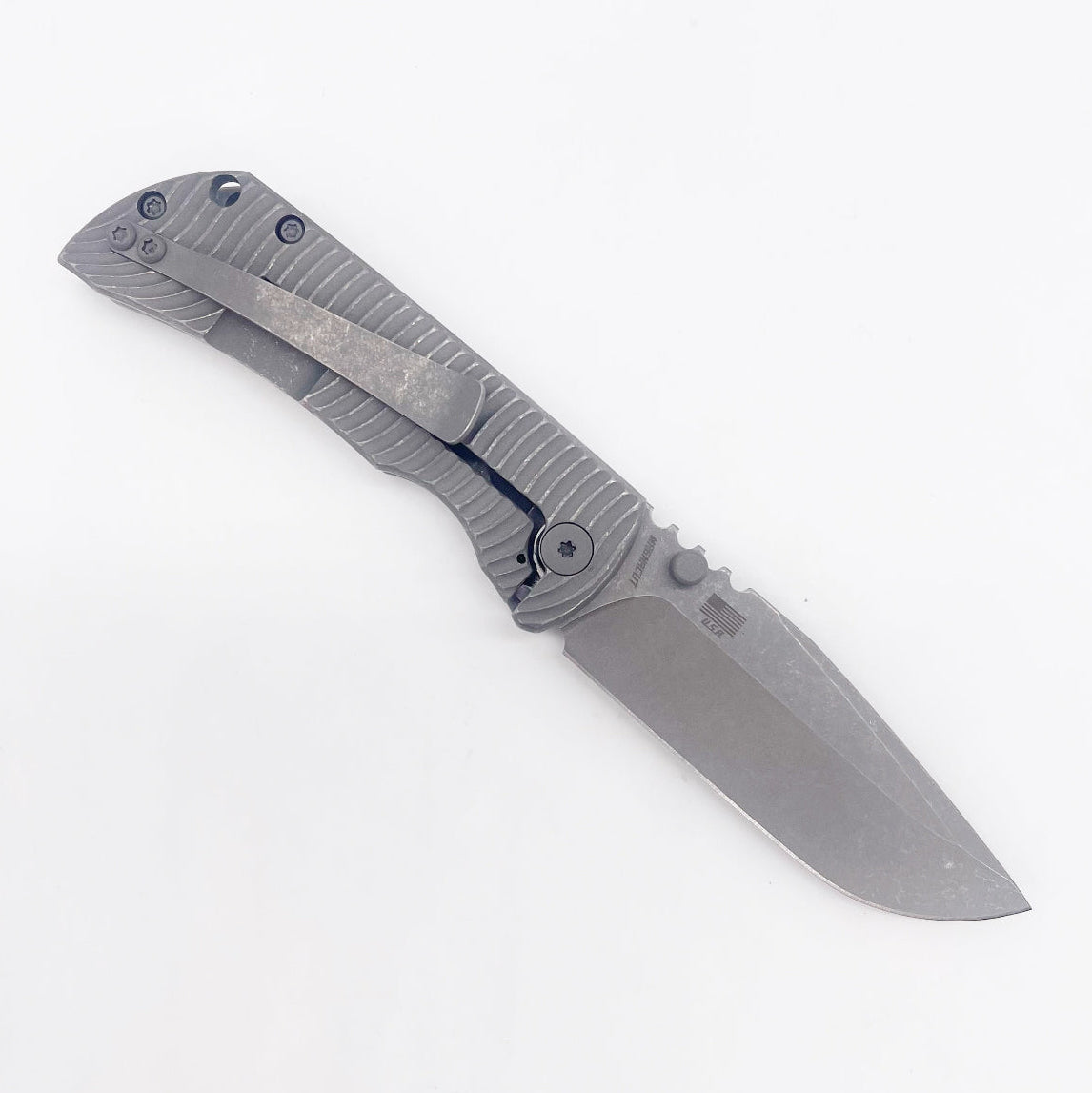 McNees Knives PM MAC-2 3" SW-A – MagnaCut Hollow Ground Titanium Frame Lock Knife