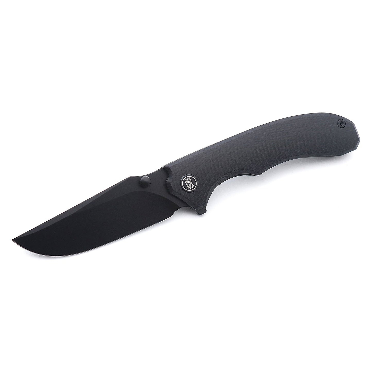 Miguron Centurion Folding Knife 3.5" 14C28N Black PVD Blade Black G10 Handle MGR-812BK