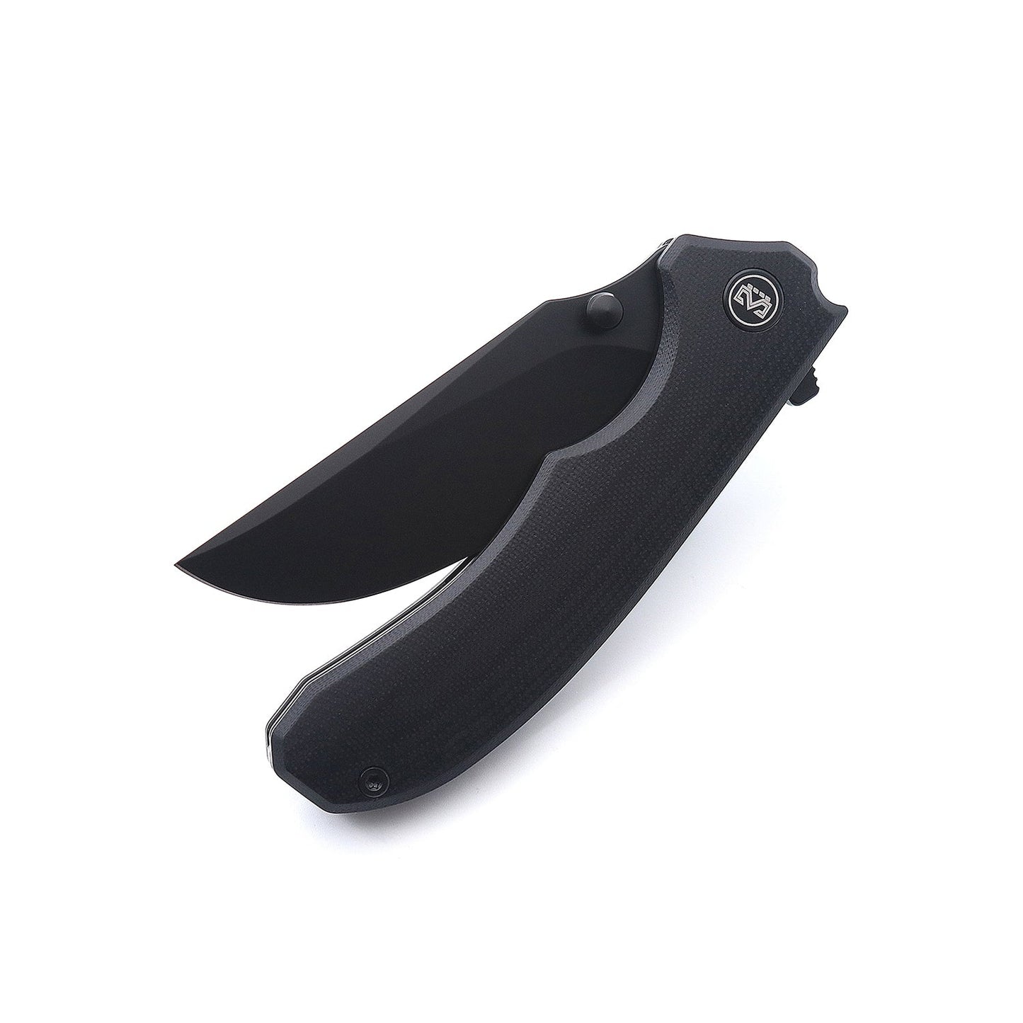Miguron Centurion Folding Knife 3.5" 14C28N Black PVD Blade Black G10 Handle MGR-812BK