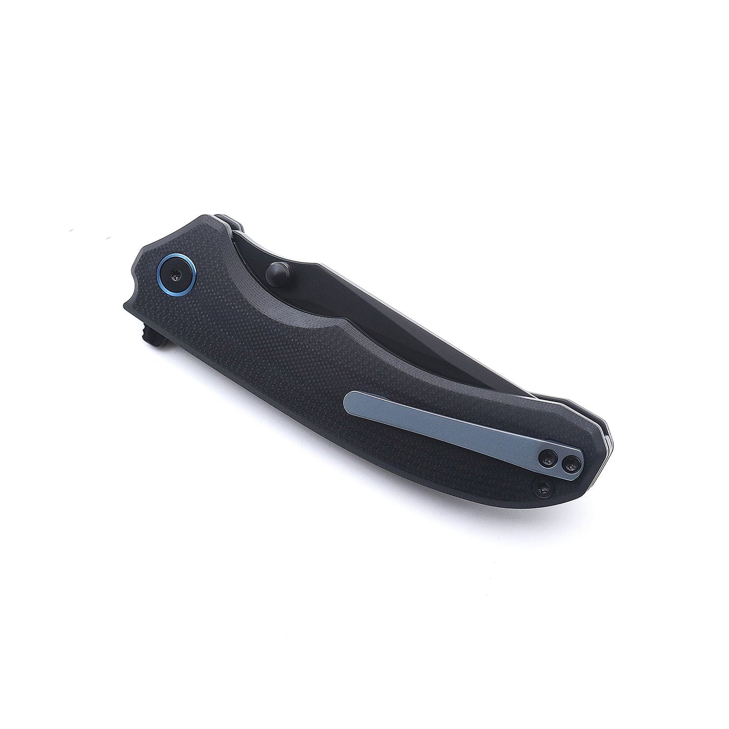 Miguron Centurion Folding Knife 3.5" 14C28N Black PVD Blade Black G10 Handle MGR-812BK