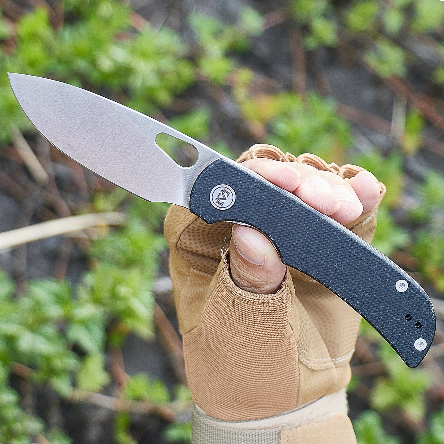 Miguron Moyarl Folding Knife 3.25" 14C28N Satin Blade Black Micarta Handle MGR-806MWBK