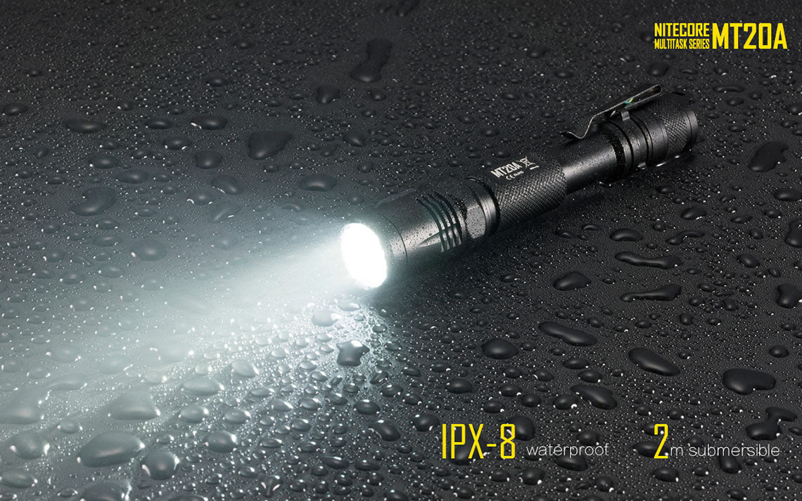Nitecore MT20A 2x AA 360 Lumens CREE XP-G2 R5 LED Flashlight