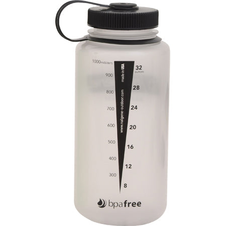 Nalgene Everyday Glowing Blue Wide Mouth BPA Free 1 Qt Bottle