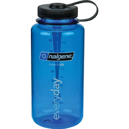 Nalgene Everyday Wide Mouth BPA Free 1 Qt Bottle - Blue