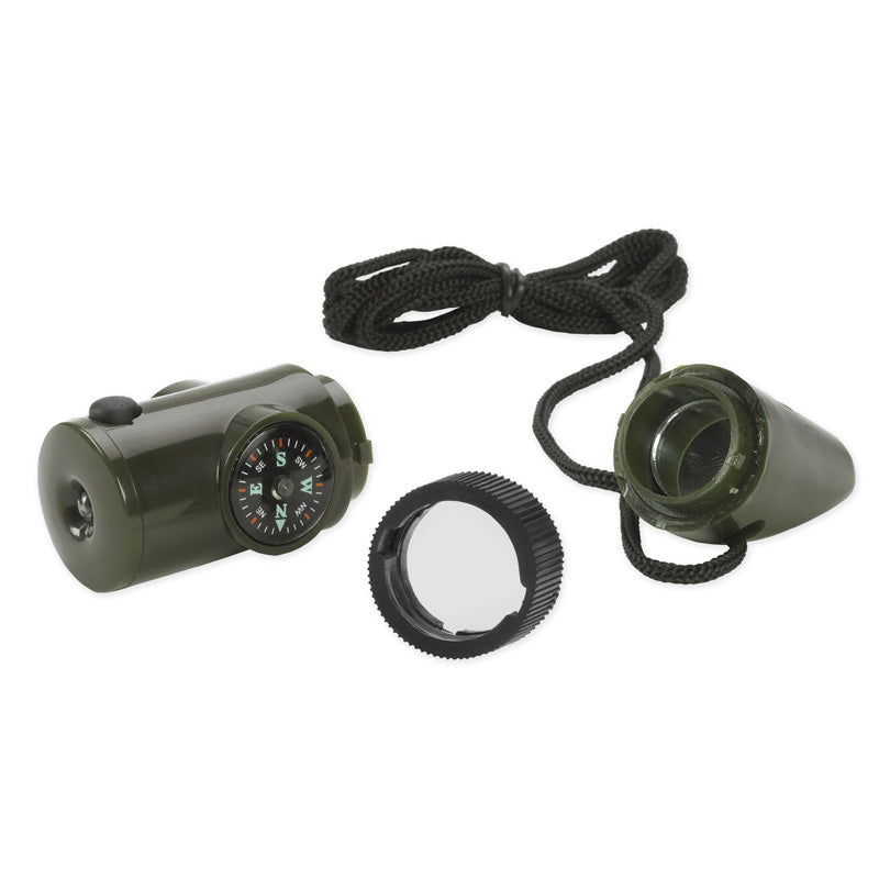 NDuR 7-in-1 Survival Whistle - Olive