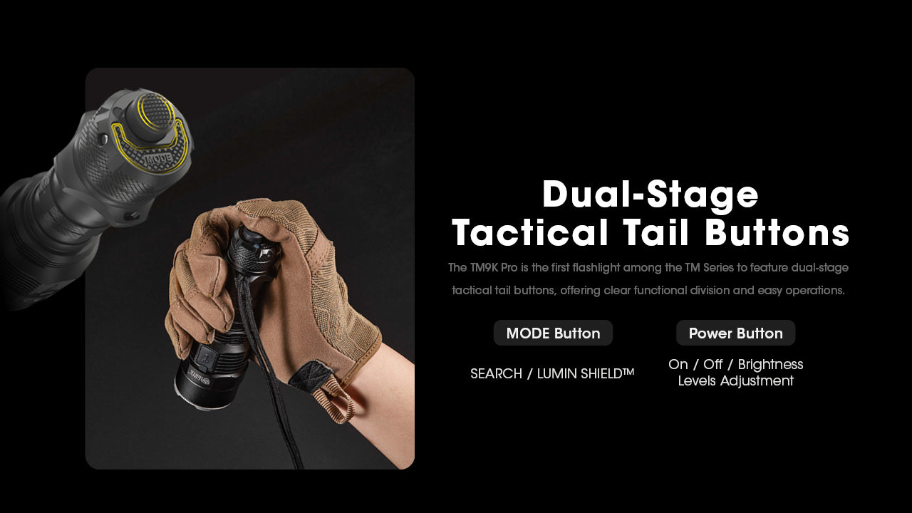 Nitecore TM9K Pro – 9900 Lumen USB-C Rechargeable Tactical Flashlight