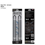 Nite Ize Gear Tie 24 inch - Black 2pk