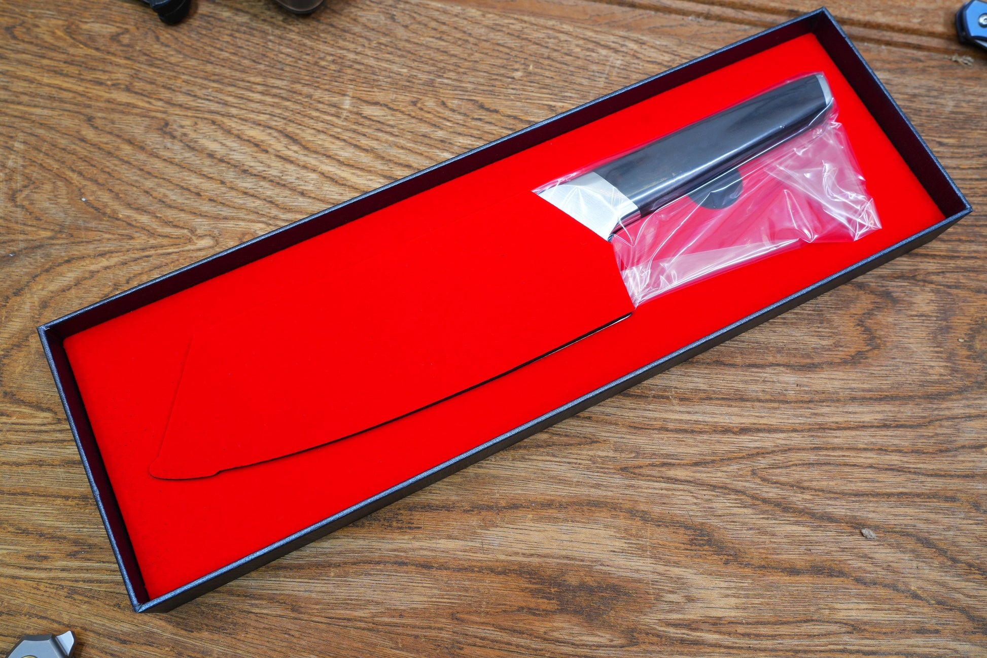 North Mountain Blade NMB-Kitchen blade detail – 8" German DIN 1.4116 stainless slicing blade