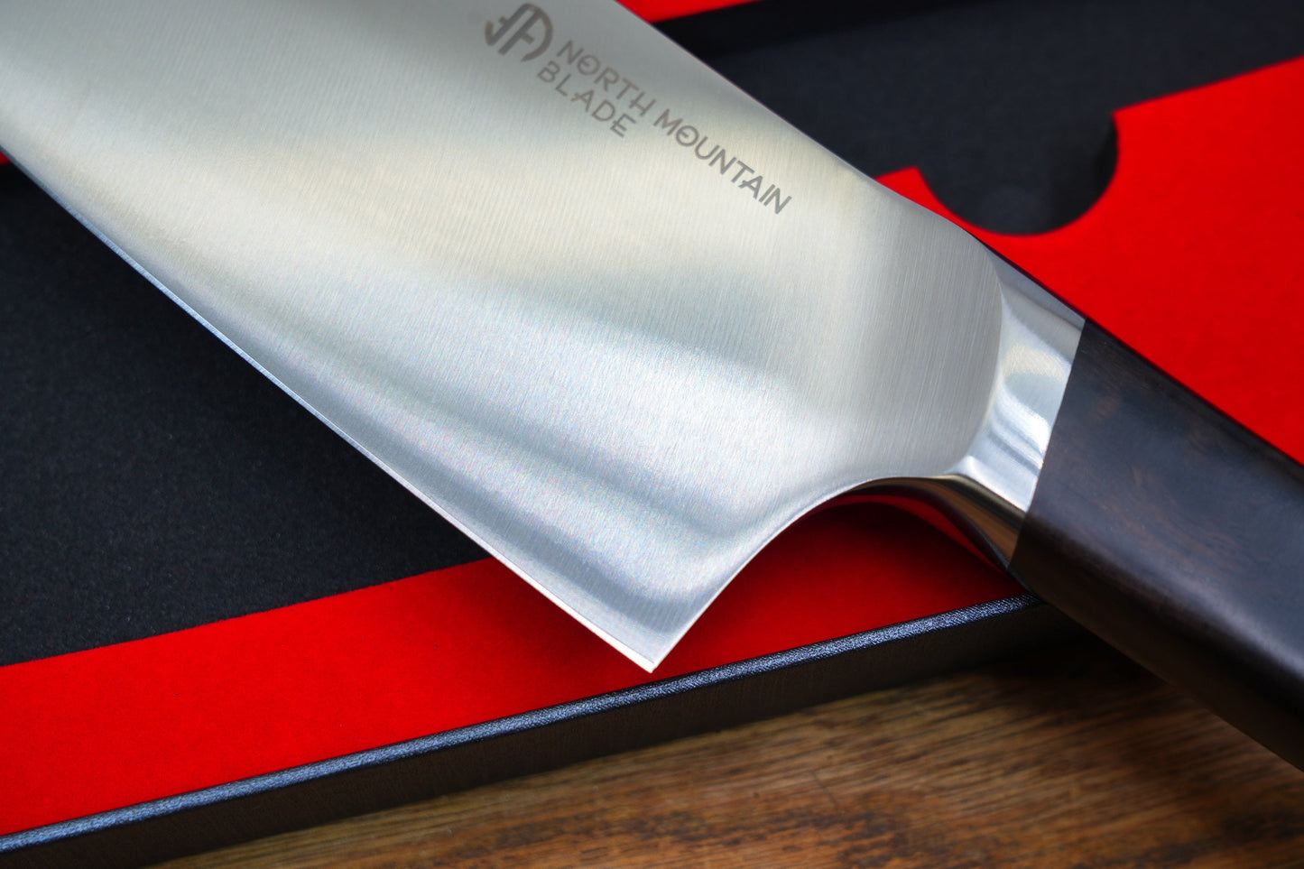 North Mountain Blade NMB-Kitchen German DIN 1.4116 stainless finish detail