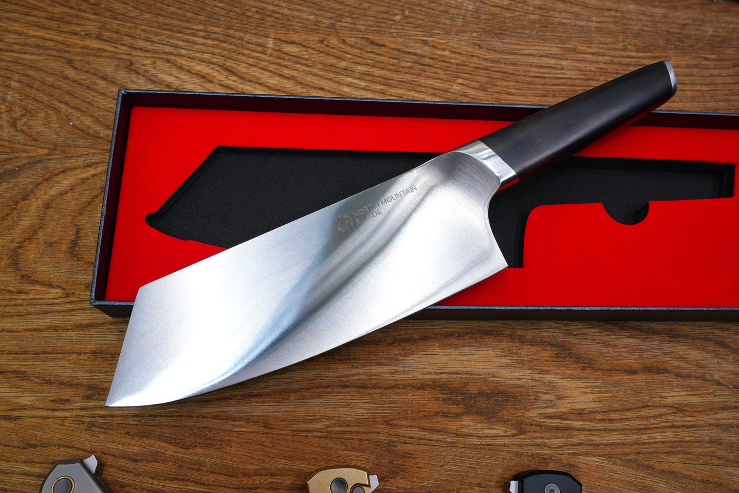 North Mountain Blade NMB-Kitchen cutting edge detail – razor-sharp DIN 1.4116 stainless slicing edge