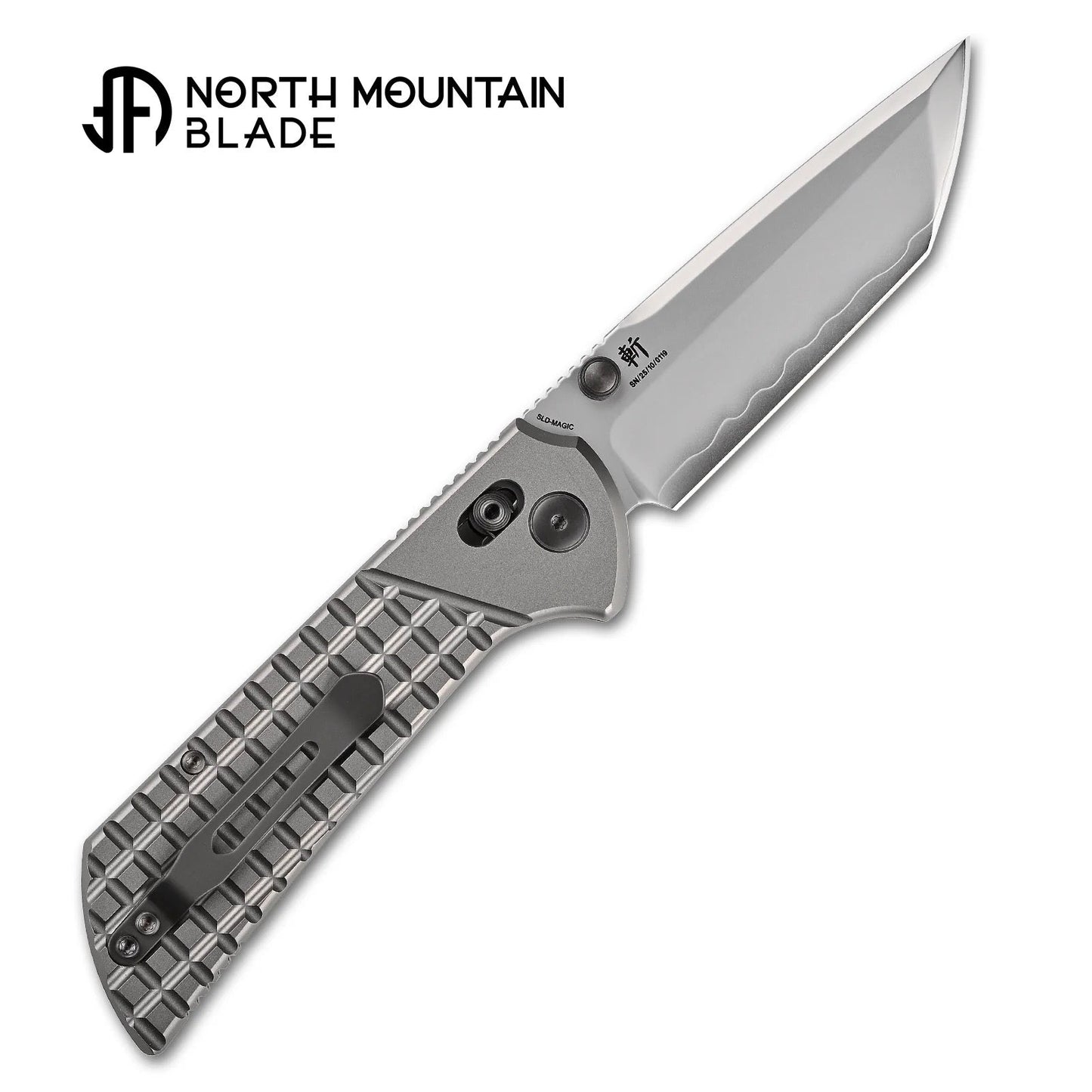 North Mountain Blade 2532-TI CHOP – SLD-Magic Tanto | Titanium Handle | Crossbar Lock | 10-Year Warranty