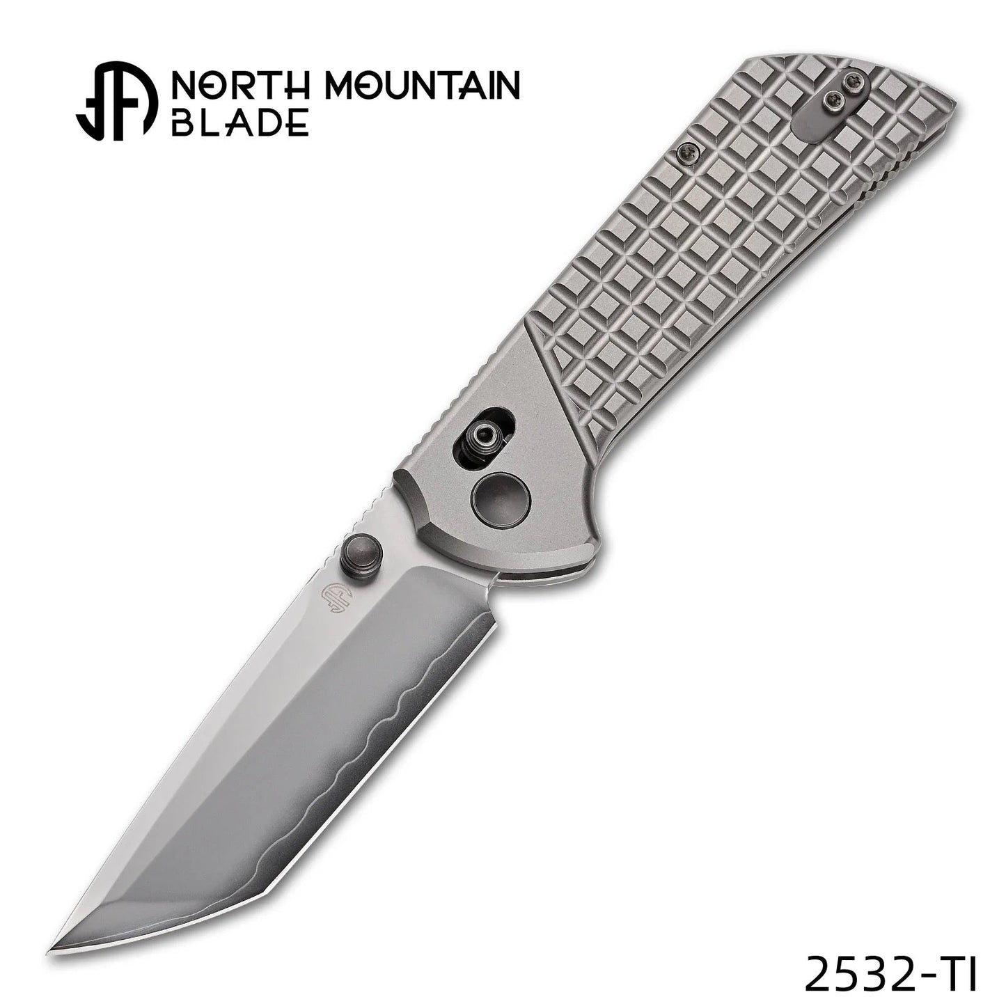 North Mountain Blade 2532-TI CHOP – SLD-Magic Tanto | Titanium Handle | Crossbar Lock | 10-Year Warranty