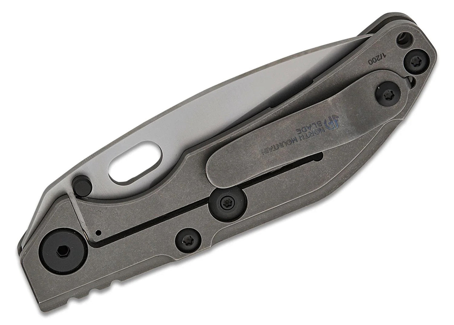 North Mountain Blade 2522-Ti duane dwyer frame lock folder detail view