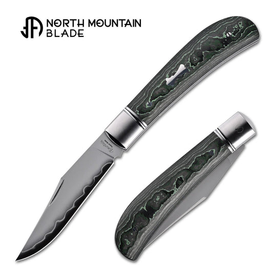 North Mountain Blade 2531-GRCF lanny gentleman folding knife front view