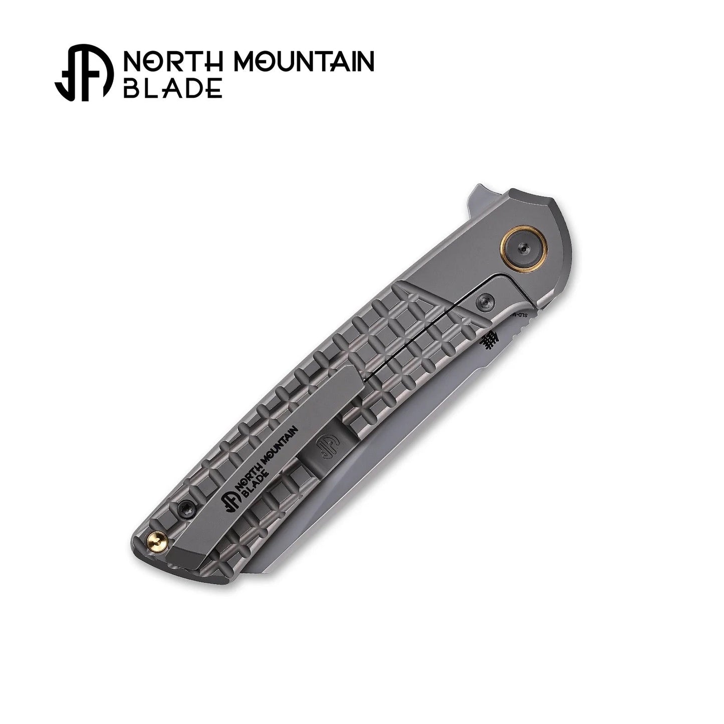 North Mountain Blade Echo 2506-Grid – 3.5" SLD-Magic Sheepsfoot Titanium Frame Lock Knife