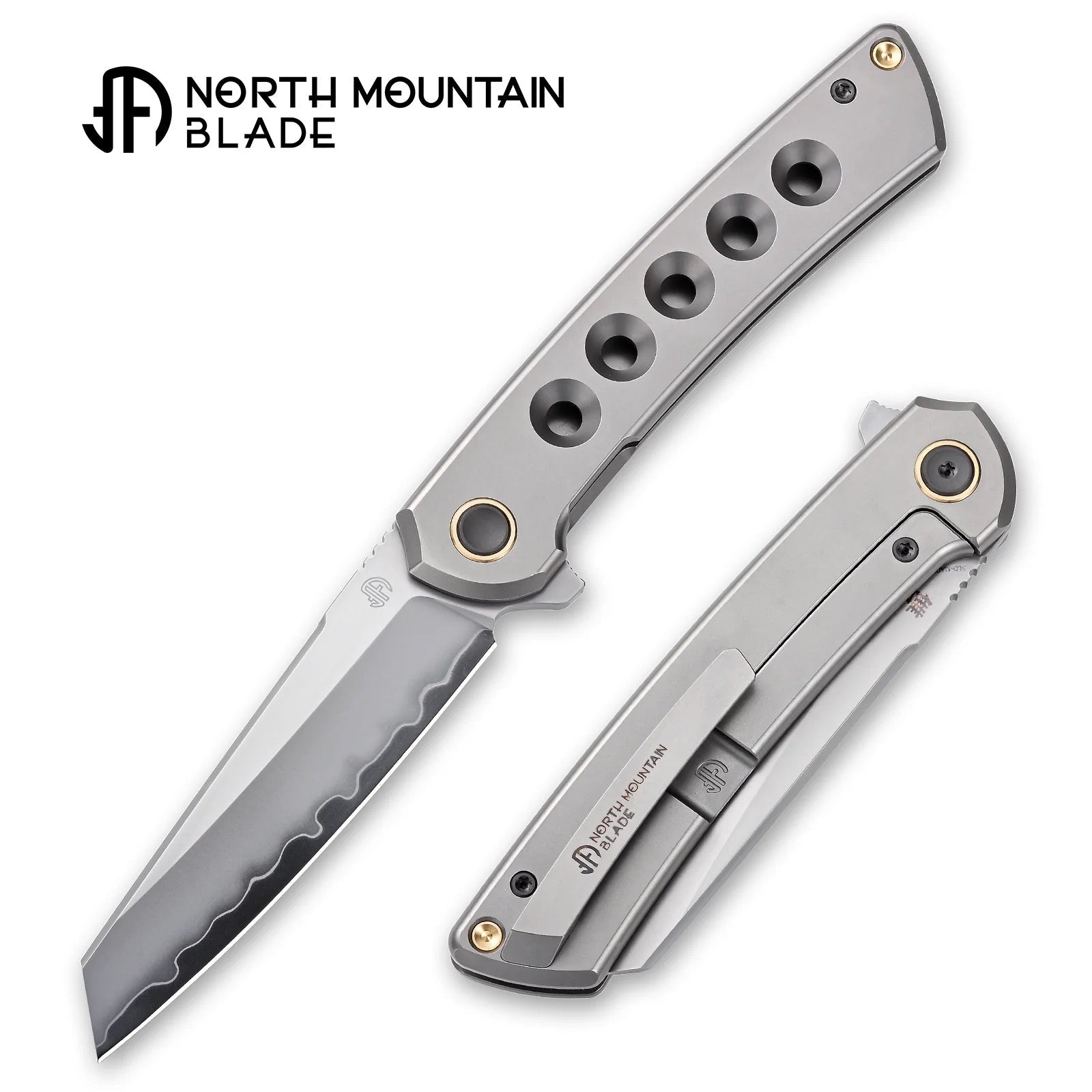 North Mountain Blade 2506-Hole echo sheepsfoot blade open and closed