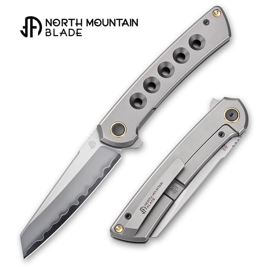 North Mountain Blade 2506-Hole echo sheepsfoot blade open and closed