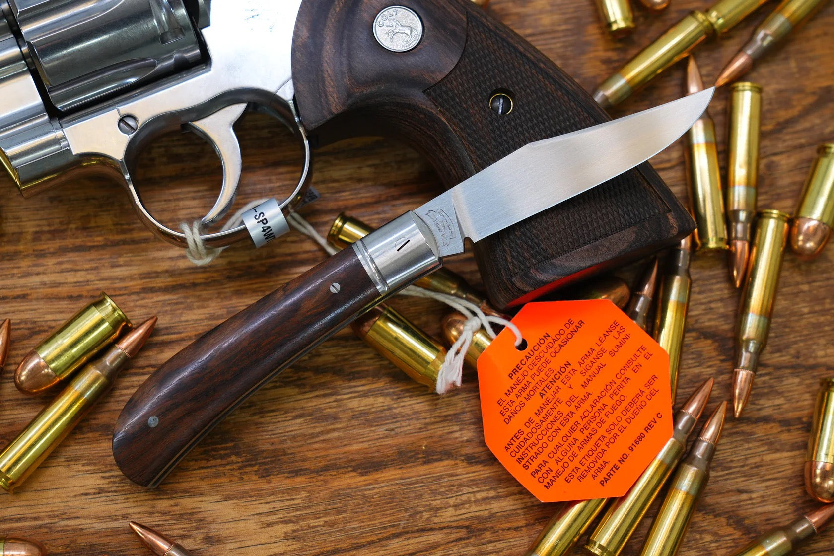North Mountain Blade Lanny-M390-desert-ironwood traditional pocket knife m390 polished blade
