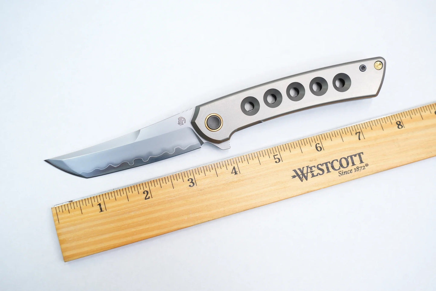 North Mountain Blade 2507-Hole zero open position folding knife view