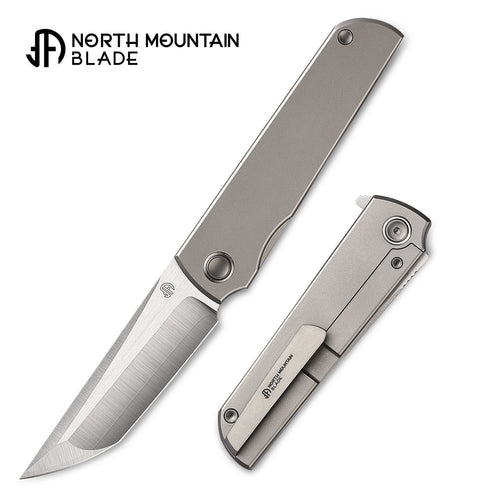 North Mountain Blade ChopKickStop-FlatTi-ZDP zen tanto titanium flat titanium handle