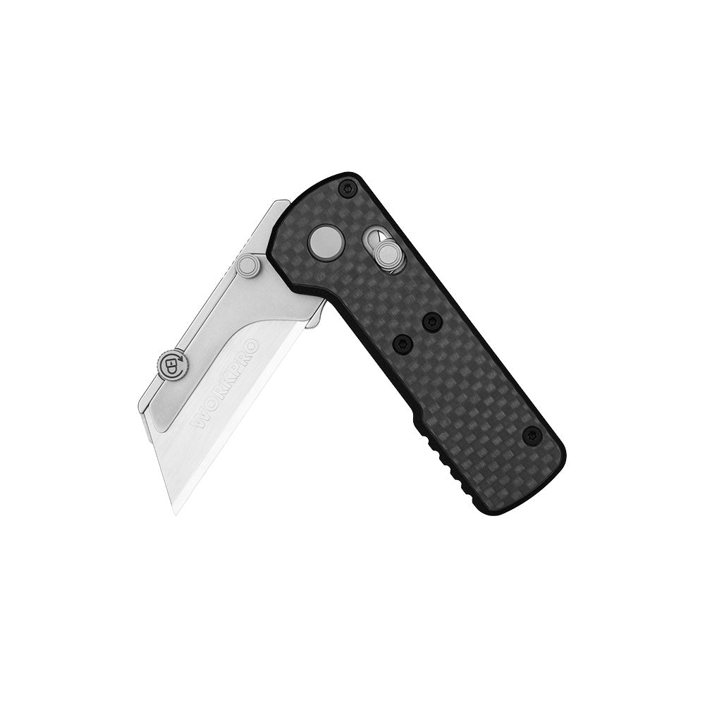 Oknife U1-CarbonFiber – 2.23" SK5 Folding Utility Knife with Carbon Fiber Overlay & G10 Handle