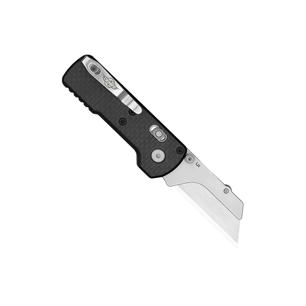 Oknife U1-CarbonFiber – 2.23" SK5 Folding Utility Knife with Carbon Fiber Overlay & G10 Handle